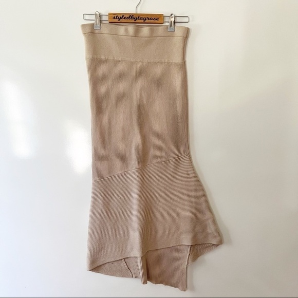 Anthropologie Tracy Reese Knit Sweater Asymmetrical Skirt - Picture 1 of 10